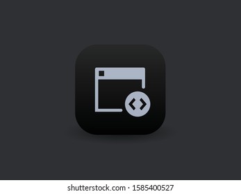 Code - Vector App Icon