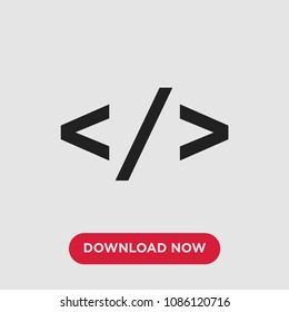 Code vector icon