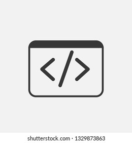 code vector icon