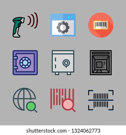 code vector icon set