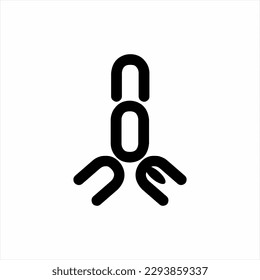 Code word logo design forming a peace symbol.