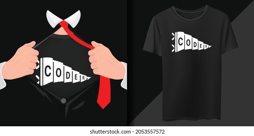 Coder Shirt Printing, Eat Sleep Code