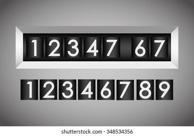 Codes and digits icons graphic design, vector illustration eps10
