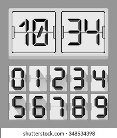 Codes and digits icons graphic design, vector illustration eps10