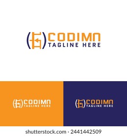 CODIMN logo design for adobe Illustrator. New Unique logo design.