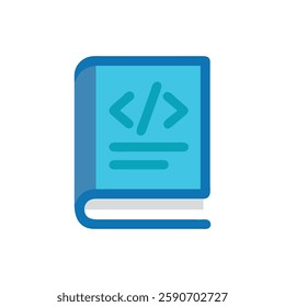 Coding Book Icon for Tech Learning