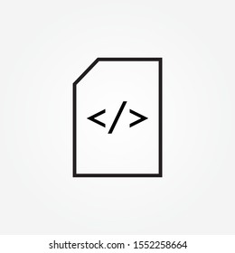coding development  document icon design vector illustration