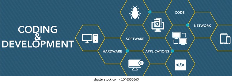 Coding & Development Icon Concept