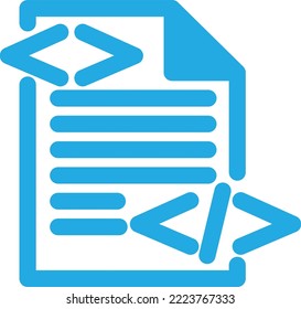 Coding file Vector Icon which is suitable for commercial work and easily modify or edit it
