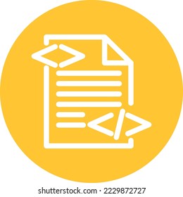 Coding file Vector Icon which is suitable for commercial work and easily modify or edit it

