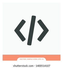 Coding Flat Icon Vector Illustration