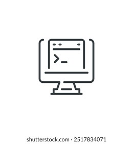 Coding icon, Coding 6 vector illustration