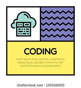 CODING ICON CONCEPT