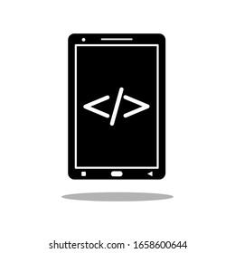 Coding icon, design inspiration vector template for interface