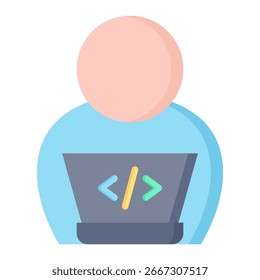 Coding Icon Element For Design