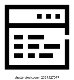 Coding icon. Internet technology concept. Icon in line style