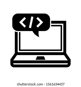 coding icon isolated sign symbol vector illustration - high quality black style vector icons
