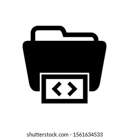 coding icon isolated sign symbol vector illustration - high quality black style vector icons
