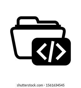 coding icon isolated sign symbol vector illustration - high quality black style vector icons
