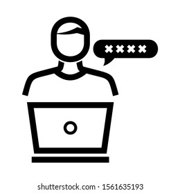 coding icon isolated sign symbol vector illustration - high quality black style vector icons
