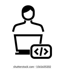 coding icon isolated sign symbol vector illustration - high quality black style vector icons
