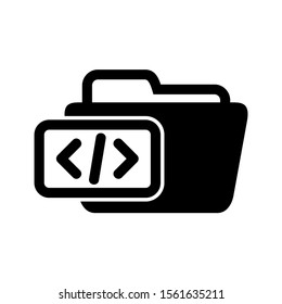 coding icon isolated sign symbol vector illustration - high quality black style vector icons
