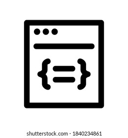 coding icon or logo isolated sign symbol vector illustration - high quality black style vector icons
