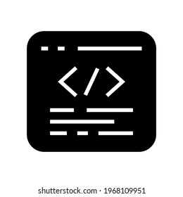 coding icon or logo isolated sign symbol vector illustration - high quality black style vector icons
