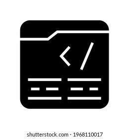 coding icon or logo isolated sign symbol vector illustration - high quality black style vector icons
