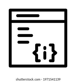 coding icon or logo isolated sign symbol vector illustration - high quality black style vector icons
