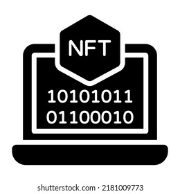Coding icon, Non-fungible token, Digital technology.