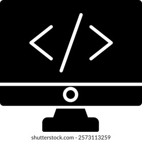 Coding Icon Symbol Art Sign