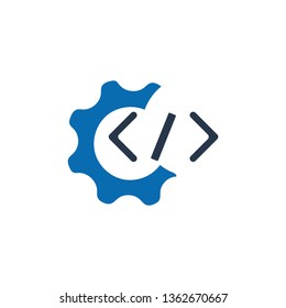 Coding Icon Vector 