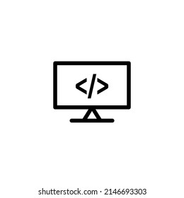 coding icon vector design templates 