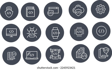 coding icon vector design Web and graphic