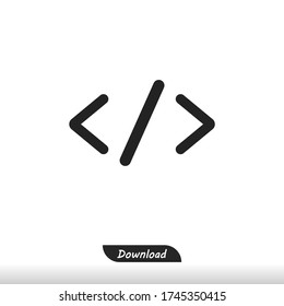 Coding icon vector eps 10