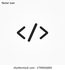 Coding icon vector eps 10