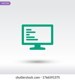 coding icon. Vector illustration EPS 10.
