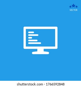 coding icon. Vector illustration EPS 10.