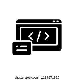 coding icon for your website design, logo, app, UI.