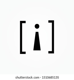 coding information sign icon design vector illustration