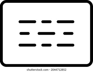 Coding Isolated Vector icon which can easily modify or edit

