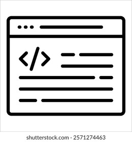 Coding Languages Icon Element For Design
