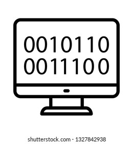 coding line icon