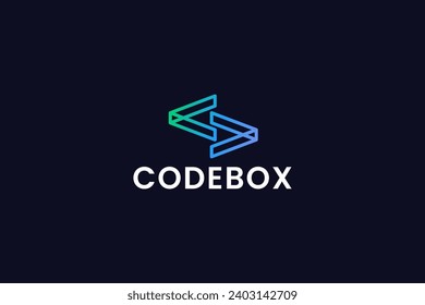 coding logo vector icon illustration