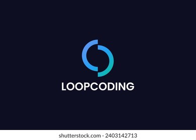 coding logo vector icon illustration