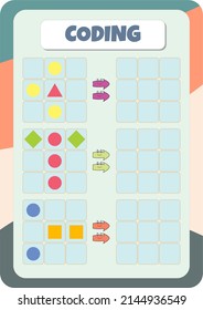 Coding and painting activity for kids