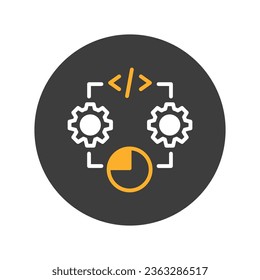 Coding preferences vector icon which can easily modify or edit


