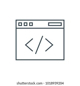 coding sign icon
