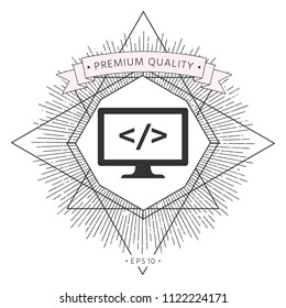 Coding symbol icon